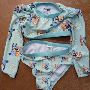 Bluey swim suit size 2t